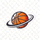 ballbet贝博艾弗森官网Logo - 专注体育的橙色篮球图标