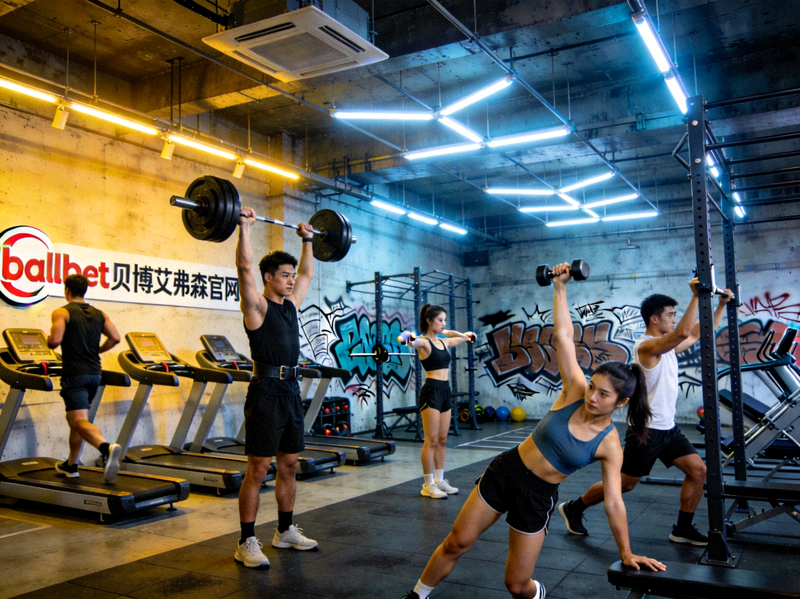 ballbet贝博艾弗森官网潮流健身房内年轻人健身场景